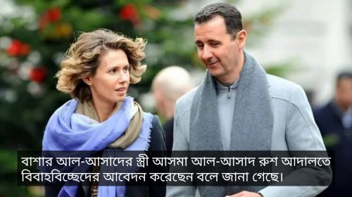 বাশার আল-আসাদ ও আসমা আল-আসাদ বিবাহবিচ্ছেদ