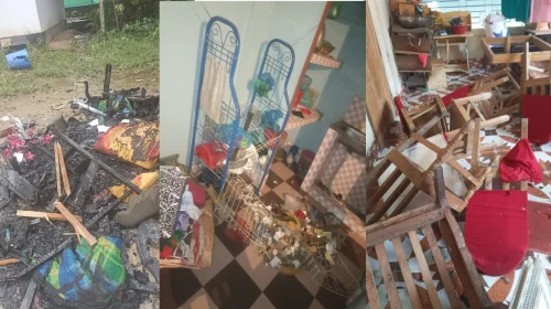 জুড়ীতে সাবেক শিবির নেতা ফাতিন হাসনাতের বাড়িতে আওয়ামীলীগের হামলা