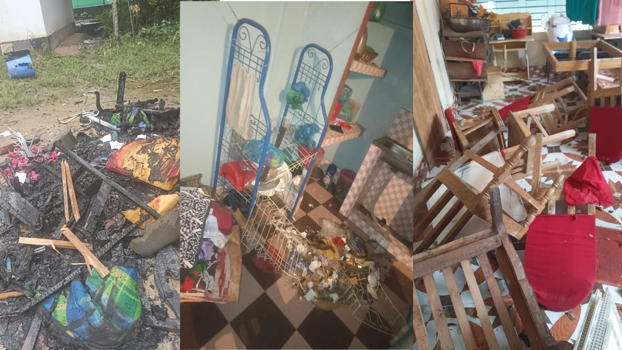 জুড়ীতে সাবেক শিবির নেতা ফাতিন হাসনাতের বাড়িতে আওয়ামীলীগের হামলা