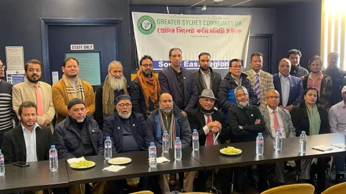 বিমানের ম্যানচেষ্টার টু সিলেট ফ্লাইট চালু রাখা ও ওসমানী বিমান বন্দর থেকে বিদেশী ফ্লাইট চালুর দাবীতে গ্রেটার সিলেট কমিউনিটি ইউকের সভা অনুষ্ঠিত