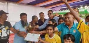 ২০২৬ সালের &lsquo;নতুন কুঁড়ি স্পোর্টস&rsquo; ফুটবল টুর্নামেন্টে খুলনা জেলা চ্যাম্পিয়ন দাকোপ মহিলা ফুটবল দল