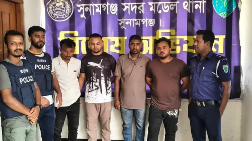 সুনামগঞ্জ সদর থানা পুলিশের বিশেষ অভিযানে ৪৮ঘন্টায় মাদক