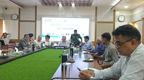‎জেলা পর্যায়ে ভূমিসেবা মেলা-২০২৬ উদযাপন উপলক্ষে সুনামগঞ্জ জেলাপ্রশাসকের সাথে সাংবাদিকদের মতো বিনিময় সভা অনুষ্ঠিত।