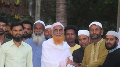 ৬৫ বছরের দ্বীনি খেদমতের ইতি-বিদায় নিলেন মাওলানা গিয়াউদ্দিন মন্ডল।