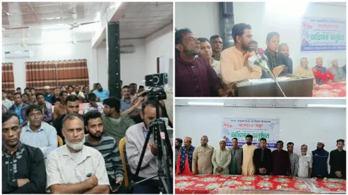 ফেঞ্চুগঞ্জে শ্রমিক ঔক্য জোট এসোসিয়েশনের মে দিবস উপলক্ষে আলোচনা সভা ও অভিষেক