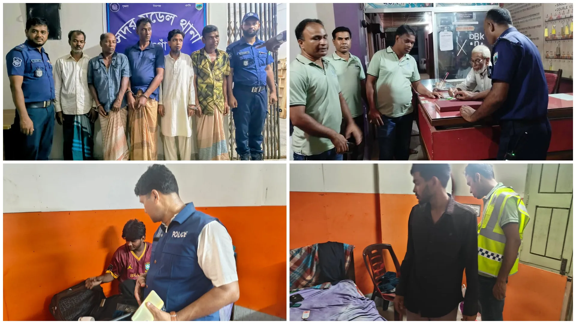 নওগাঁয় প্রতারক চক্রের বিরুদ্ধে পুলিশের বড় সাফল্য, ৯ হোটেলে একযোগে অভিযান