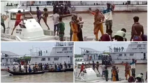 সুন্দরবনের জয়মনির ঘোল কোস্ট গার্ড স্টেশন হারবারিয়ায় দুর্বৃত্তদের হামলা ও ভাঙচুর; আইন-শৃঙ্খলা রক্ষায় কোস্ট গার্ডের কার্যক্রম অব্যাহত, অপপ্রচারে কান না দেওয়ার আহ্বান।