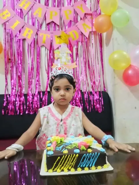 সাংবাদিক দম্পতির কন্যা মাহবিয়া চৌধুরী আতকিয়ার জন্মদিন পালিত হলো