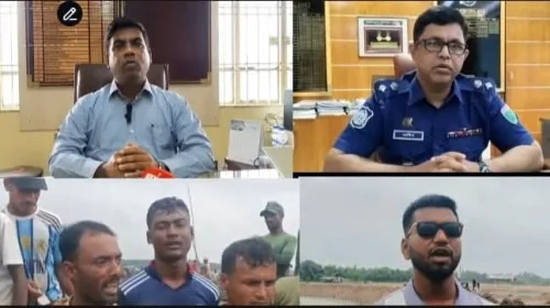তাহিরপুর  বিপর্যস্ত যাদুকাটা, হুমকিতে শিমুলবাগান ও জনপদ