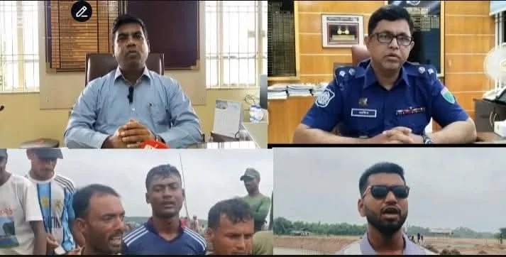 তাহিরপুর  বিপর্যস্ত যাদুকাটা, হুমকিতে শিমুলবাগান ও জনপদ