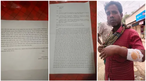 তাহিরপুরে জমি বিরোধে মামলা করায় নারীসহ ৬ জনকে কুপিয়ে জখম