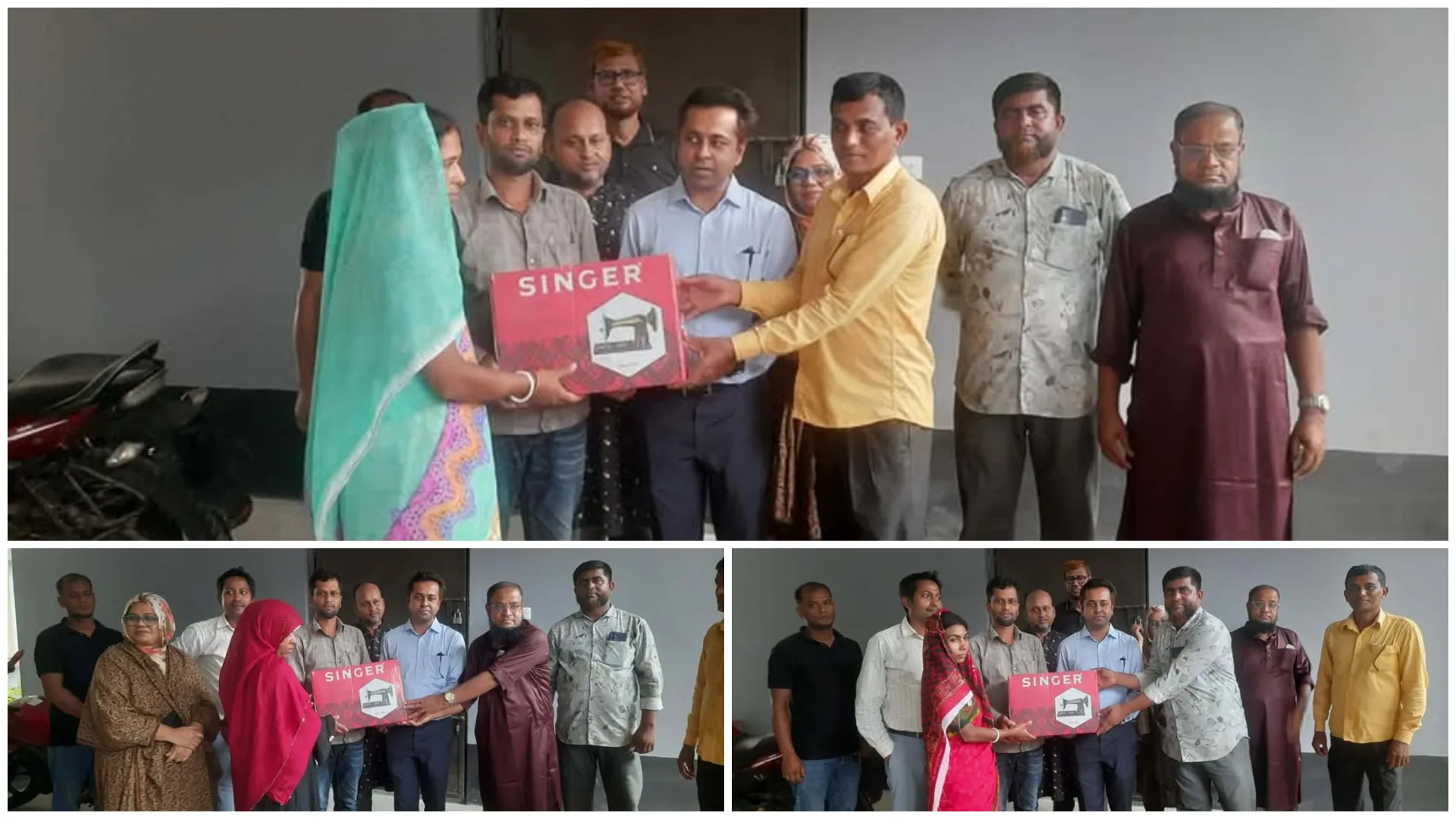 খুলনার দাকোপে নারীদের মাঝে সেলাইমেশিন বিতরণ