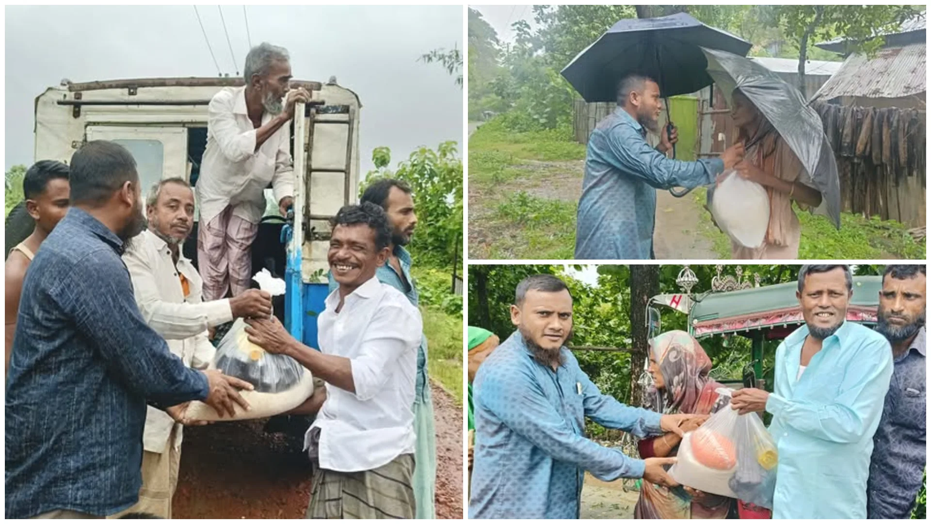 দুর্যোগের দুর্দিনে মানবতার দৃষ্টান্ত: ইয়াংছায় ২৩৯ পরিবারের পাশে নেজাম উদ্দিন কোম্পানি