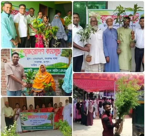 ​পরিবেশ সুরক্ষায় রংপুরে এসএসএস-এর বৃক্ষরোপণ কর্মসূচি: ৫ হাজার চারা বিতরণ