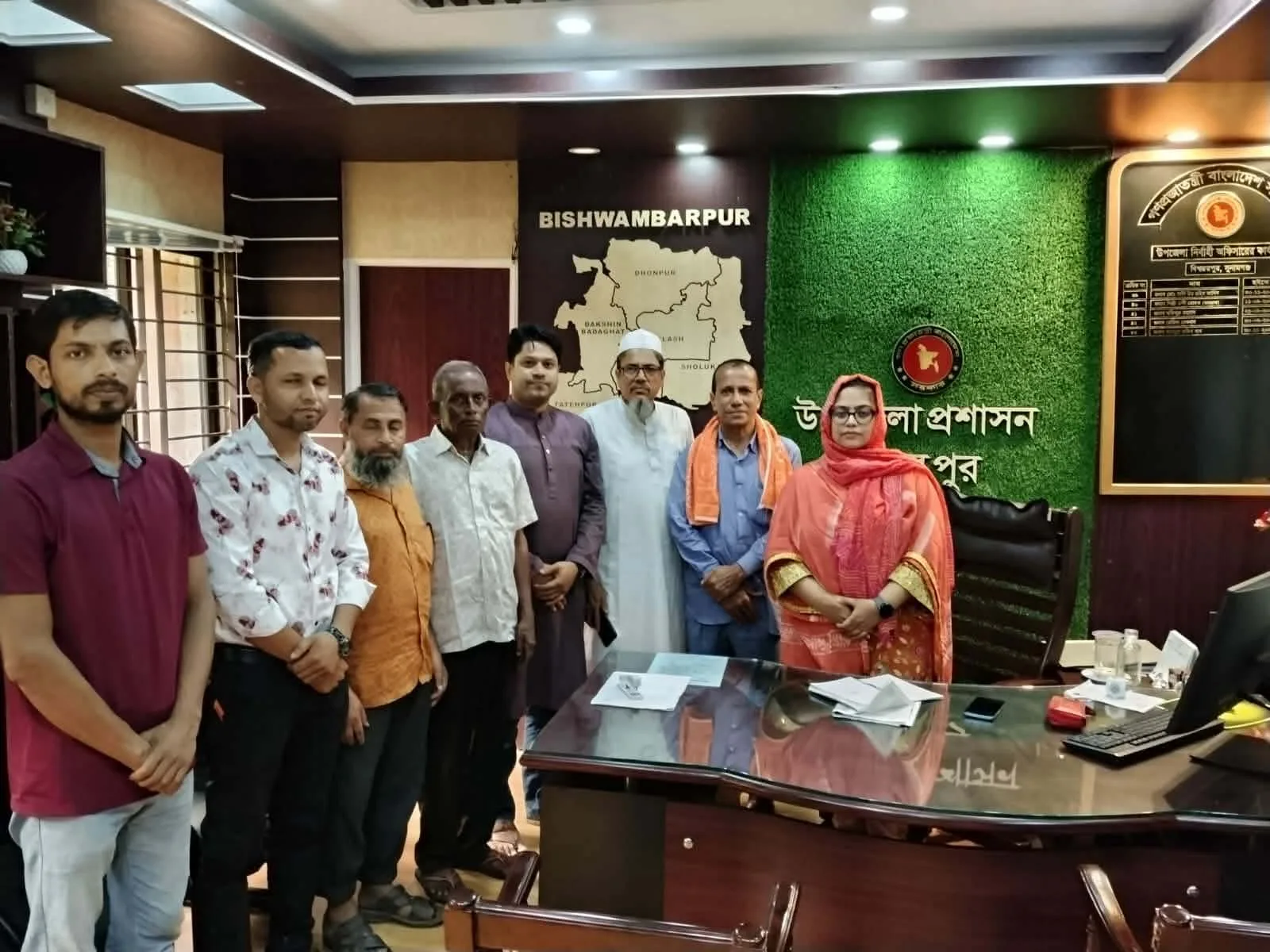 বিশ্বম্ভরপুর উপজেলা প্রেসক্লাবের নেতৃবৃন্দের সঙ্গে ইউএনও সকিনা আক্তারের মতবিনিময়