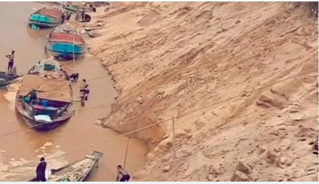 তাহিরপুরে ইজারাবিহীন নদী থেকে ১১ মাসে ৫০ কোটি টাকার বালু লুট