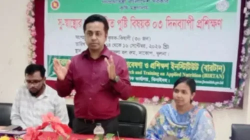 দাকোপে ফলিত পুষ্টি বিষয়ক প্রশিক্ষণ অনুষ্ঠিত