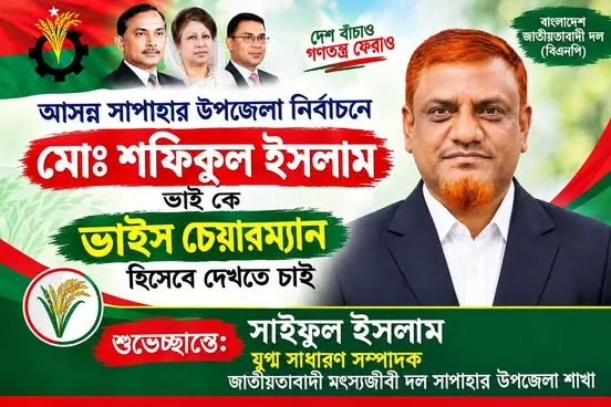 সাপাহার উপজেলা ভাইস চেয়ারম্যান পদে আলোচনায় বিএনপির নেতা
