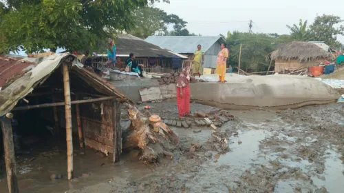 দাকোপের ভাঙ্গন কবলিত এলাকার