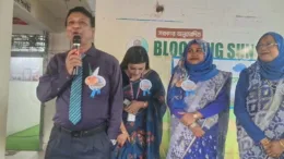 ব্লুমিং সান স্কুলে উৎসবমুখর