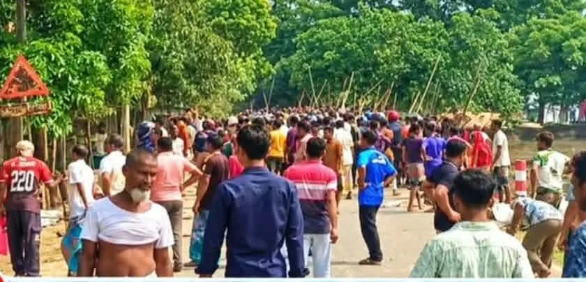 পাঁচ গ্রামে উত্তেজনা শনির হাওরের পাড়ে সংঘর্ষ
