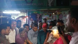 সাপাহারে কেক কেটে যুবদলের