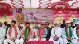 সাপাহারে বর্ণাঢ্য আয়োজনে